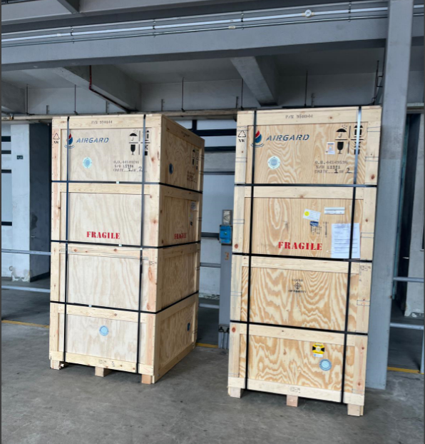 Successful Door to Door Delivery of Air Scrubbers in Asia